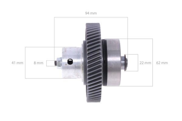 Pompa olio motore completa Shibaura N843, N844, Perkins 403, 404, Caterpillar C1.1, C1.5, C2,2, 3013C, 3024, 3024C, Ford / New Holland TC40, TC40A - immagine 3