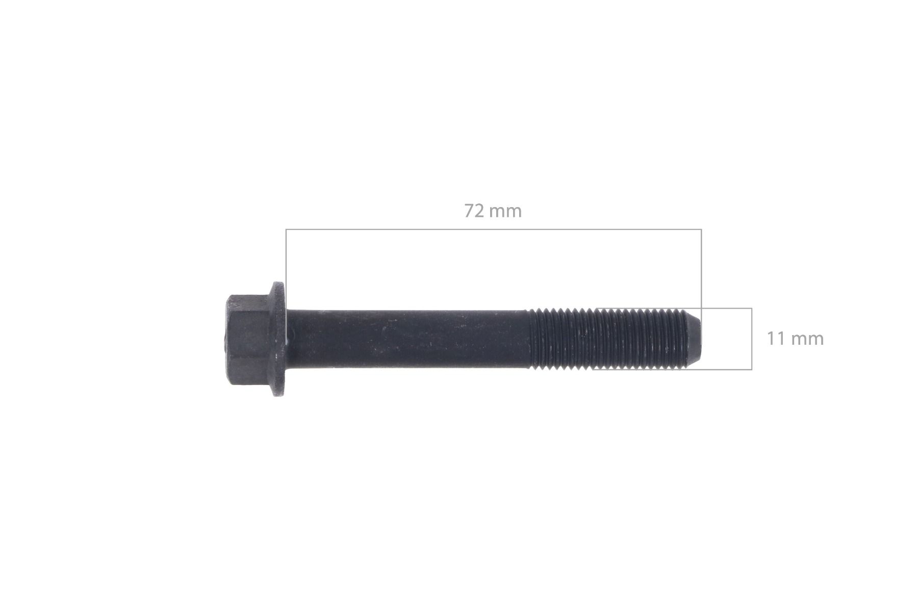 Vite a testa cilindrica 72mm Shibaura J774, J843, N843, N844, Perkins 103, 403, Caterpillar C1.1, C2.2, 3013, 3024,
