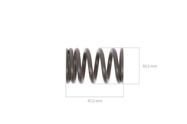 Molla Valvola Aspirazione e scarico Yanmar 4TNE92, 94, 98, 4TNV98C/CT, Komatsu 4D92E, 4D94E, 4D94LE, 4D98E, - immagine 2