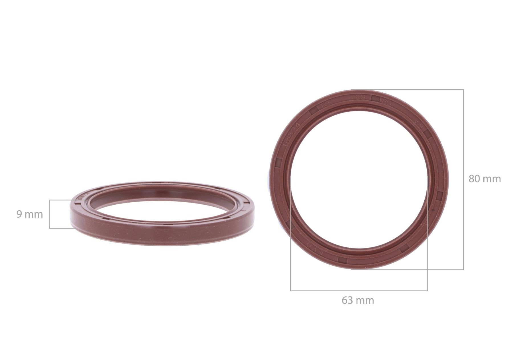 Paraolio albero motore lato volano Kubota Z402, D650, D722, D950