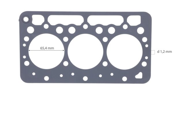 Guarnizione testata Kubota D600, - immagine 2
