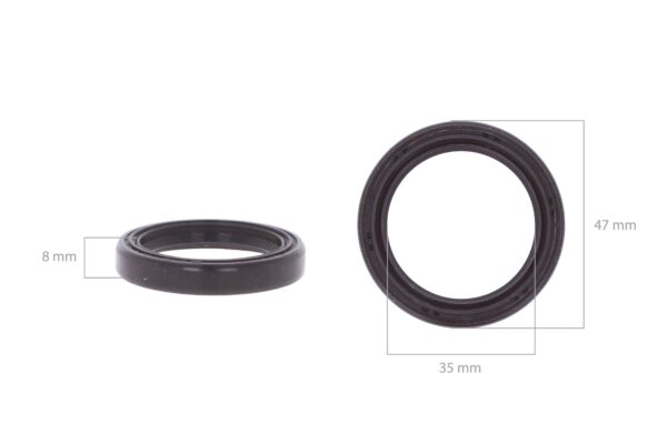 Paraolio albero motore lato volano Kubota Z402, Z602, D722, D950 - immagine 4