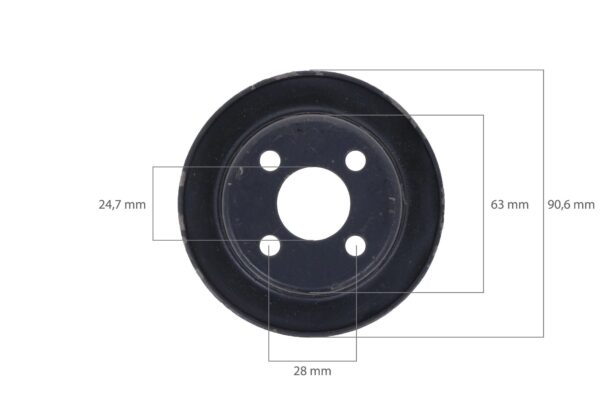 Pompa acqua Pulley Yanmar - immagine 2