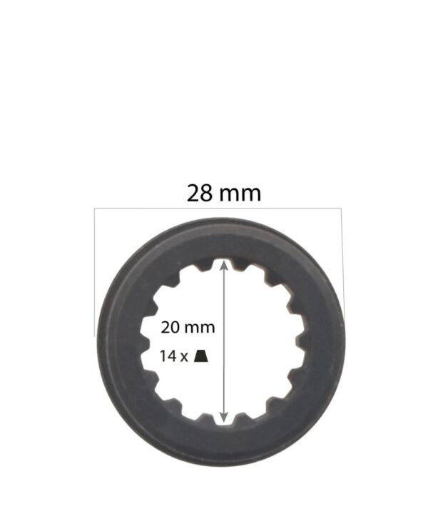Boccola accoppiamento albero entrata + sfere Kubota A13, A14, Hinomoto / Hitachi CX13, CX14, CX130, CX140, - immagine 2