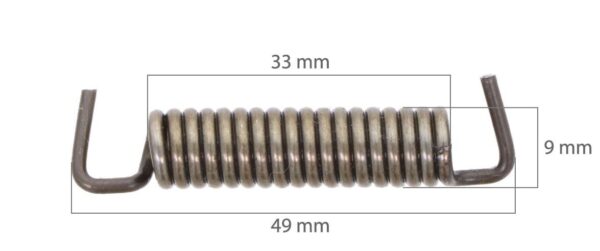 Molla ganascia freno Yanmar YM2200, YM2500, YM2700, John Deere, 850, 900, 950 - immagine 3
