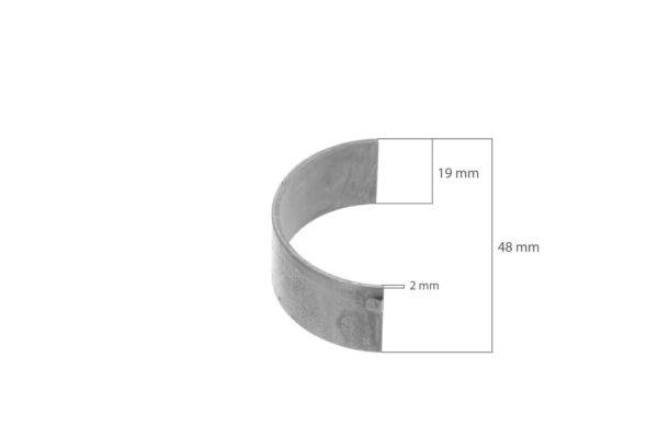 Cuscinetto biella +0,75 Yanmar 3T75, 3T80, YM - immagine 2