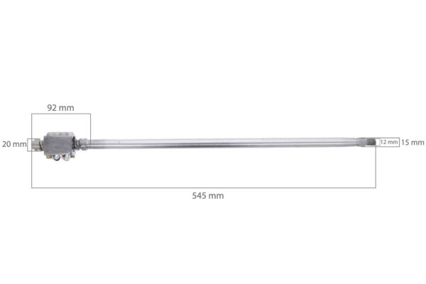Albero dello sterzo Ford 1100, 1110, 1200, 1210, 1300, 1500, 1700, 1900 - immagine 2