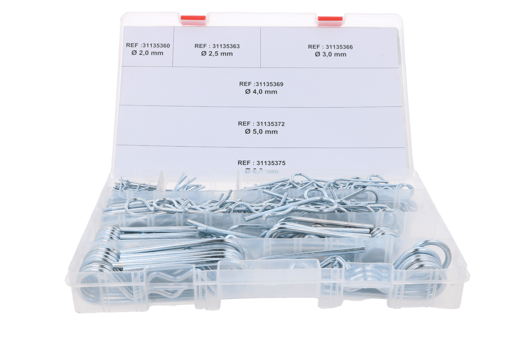 Assortimento 295 penne R-clip