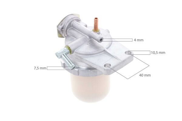 Gruppo filtro carburante completo Kubota GL-, KH-, L1-, L-, M-, MX-, SQ-Types, Hinomoto NX-Types, Denyo, Multiquip, - immagine 2