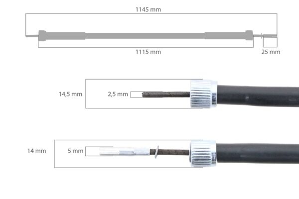 Cavo contaore Kubota L-, M-, MX-Types - immagine 2