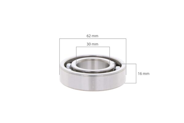 Cuscinetto 6206 Captain, Startrac, Hinomoto, Iseki, Solis, Massey Ferguson, Etc., - immagine 2