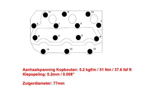 Guarnizione testata Shibaura S773 (L), Perkins 403-11, Caterpillar C1.1, 3011C, Volvo Penta D1-30, Mitsubishi S3L7, - immagine 3