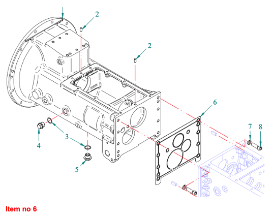 Assale posteriore e cambio guarnizione Captain 273, Startrac 273,