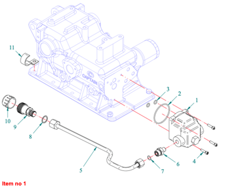 Deviatore idraulico Captain 273, Startrac 273