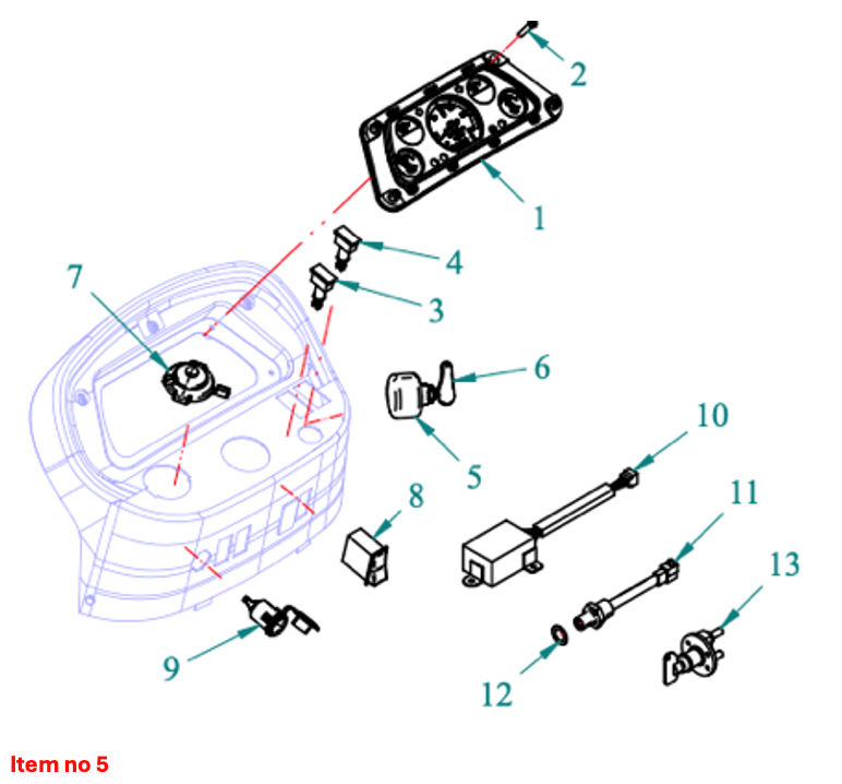 Blocchetto d'accensione Captain 273, Startrac 273,