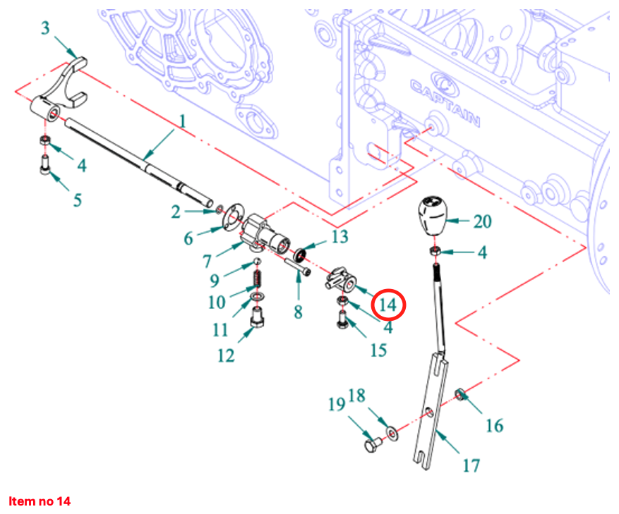 Fascia in lamiera 4WD attivazione Captain 273, Startrac 273,