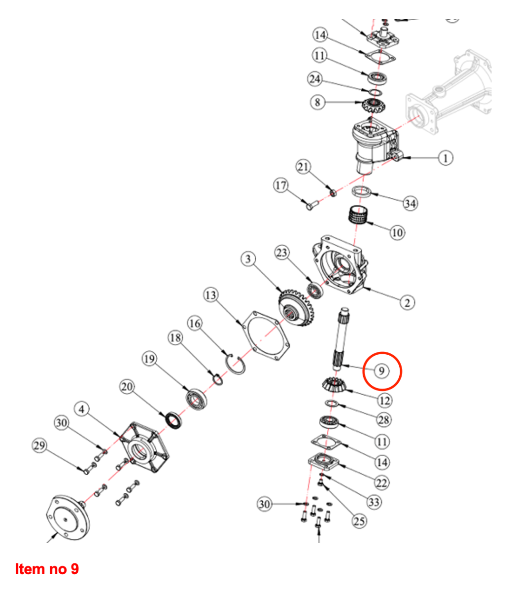 Albero verticale 4WD Captain, Startrac, Antonio Carraro, Etc.,