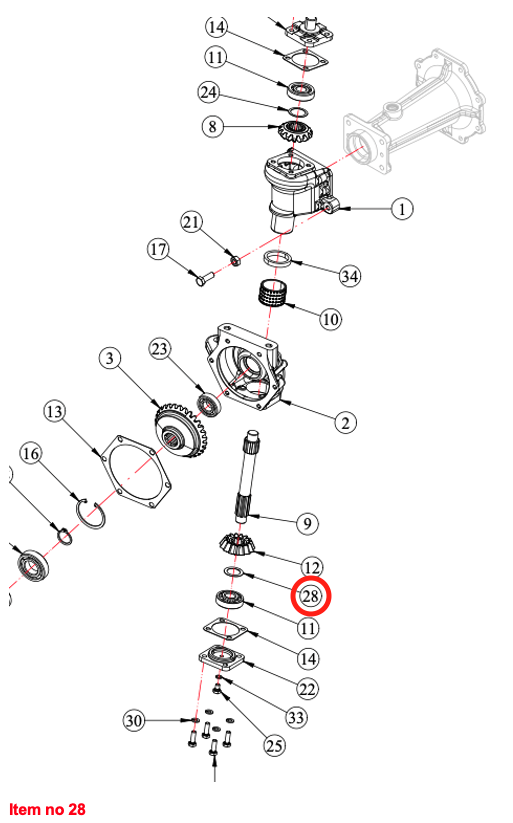 Spessore di rasamento Ø26xØ37x0.5mm 4WD Captain, Startrac, Antonio Carraro, Agritech, Etc.,