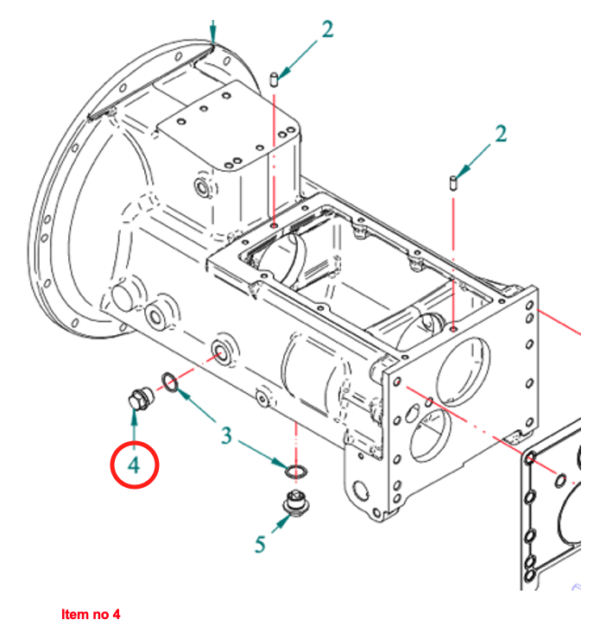 Vite di scarico 4WD / cambio Captain, Startrac, Agritech, Antonio Carraro, Etc., - immagine 2
