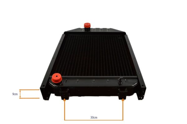 Radiatore Landini 5500, 6500, 7500, 7550, 8500, Massey Ferguson 154, 174, 184, 194, 233, 234C, 253, 254C, 273, 274, 274C, 274SK, 283, 284, 293, 294, 440Xtra Brazilian - immagine 9