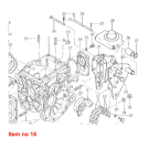 Coperchio presa di forza Iseki TU-, TX-types, Bolens G-, H-, TX-types, Massey Ferguson 1120