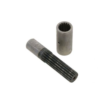 Albero + manicotto (lungo) Kubota L48, tipi L02, tipi M, tipi MX