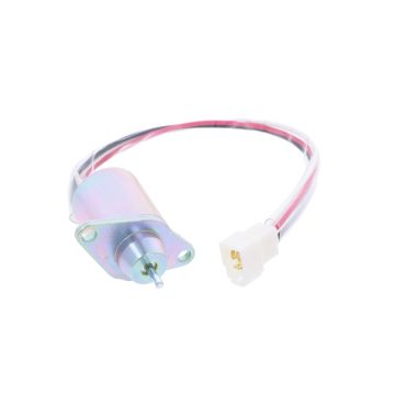 Solenoide di arresto 12 volt Yanmar 2V78, 2V750, John Deere 355D, GX355, F735, Countax 18/50, Hustler, JCB, Ransomes