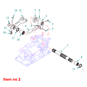 Leva di sollevamento Leva Asse Captain 273, Startrac 273, 