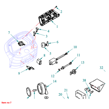Interruttore combinato Captain 273, Startrac 273, 