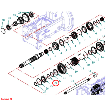 Anello di sicurezza, esterno Ø42X1.75 Captain 200DI, 250DI, 260, 273, 280, 280DX,