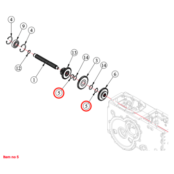 Anello di sicurezza Assale Ø30x2 Captain, Startrac, New Holland, Antonio Carraro, Etc.,