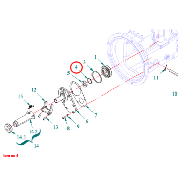 Anello di sicurezza Assale Ø40x1.75 Captain 273, Startrac 273, 