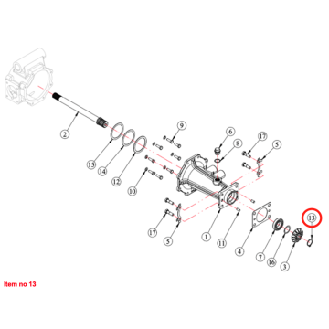 Anello di sicurezza Assale Ø28x1.5mm 4WD Captain, Startrac, Antonio Carraro, Agritech, Etc.,