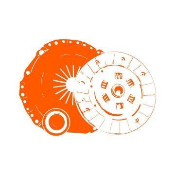 Kit frizione Hinomoto C142, C144, 172, C174, E1802, E1804, Allis Chalmers 5015, 5215