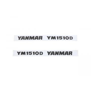 Set Adesivi decalcomania cofano Yanmar YM1510