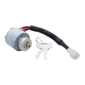Kit Interruttore accensione con chiavi Kubota Aste, B, BX, F, G, GF, GT, KJ, KL, ST, STV, STW, T, TG, ZD, Hinomoto CX, Etc., 