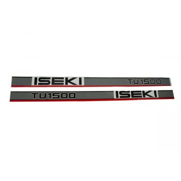Iseki Set Adesivi decalcomania cofano TU1500