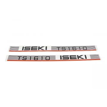 Iseki Set Adesivi decalcomania cofano TS1610