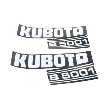 Set Adesivi decalcomania cofano Kubota B5001