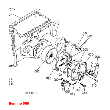 Kit ganasce freno Kubota B20, B1600, B2150, B8200, B9200