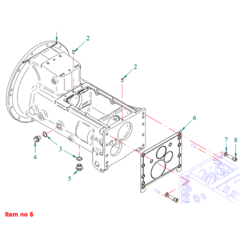Assale posteriore e cambio guarnizione Captain 273, Startrac 273, 