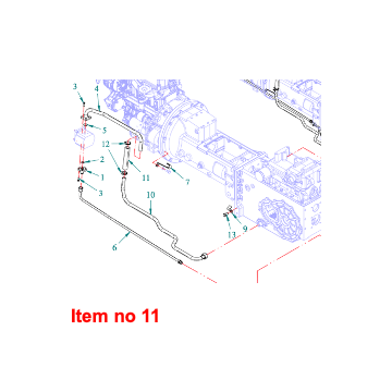 Tubo flessibile di aspirazione in gomma per idraulica Captain 273, Startrac 273, 