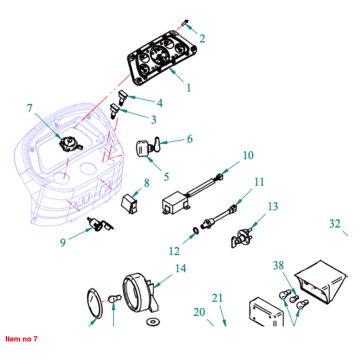 Interruttore combinato Captain 273, Startrac 273, 